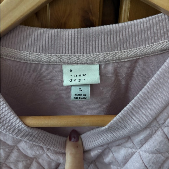 A New Day Light Purple Quilted Top - Picture 3 of 3